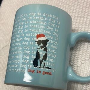 Dog is good Christmas mug